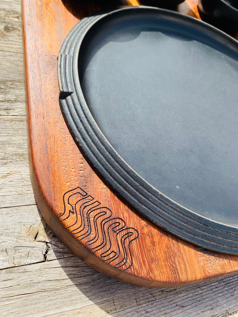 TAGLIERE IN LEGNO DI OKOUMÈ 🪵