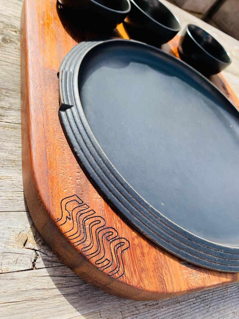 TAGLIERE IN LEGNO DI OKOUMÈ 🪵